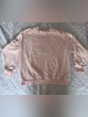Love Shack Fancy Women’s Palo Pullover Sweatshirt in Perennial Pink
